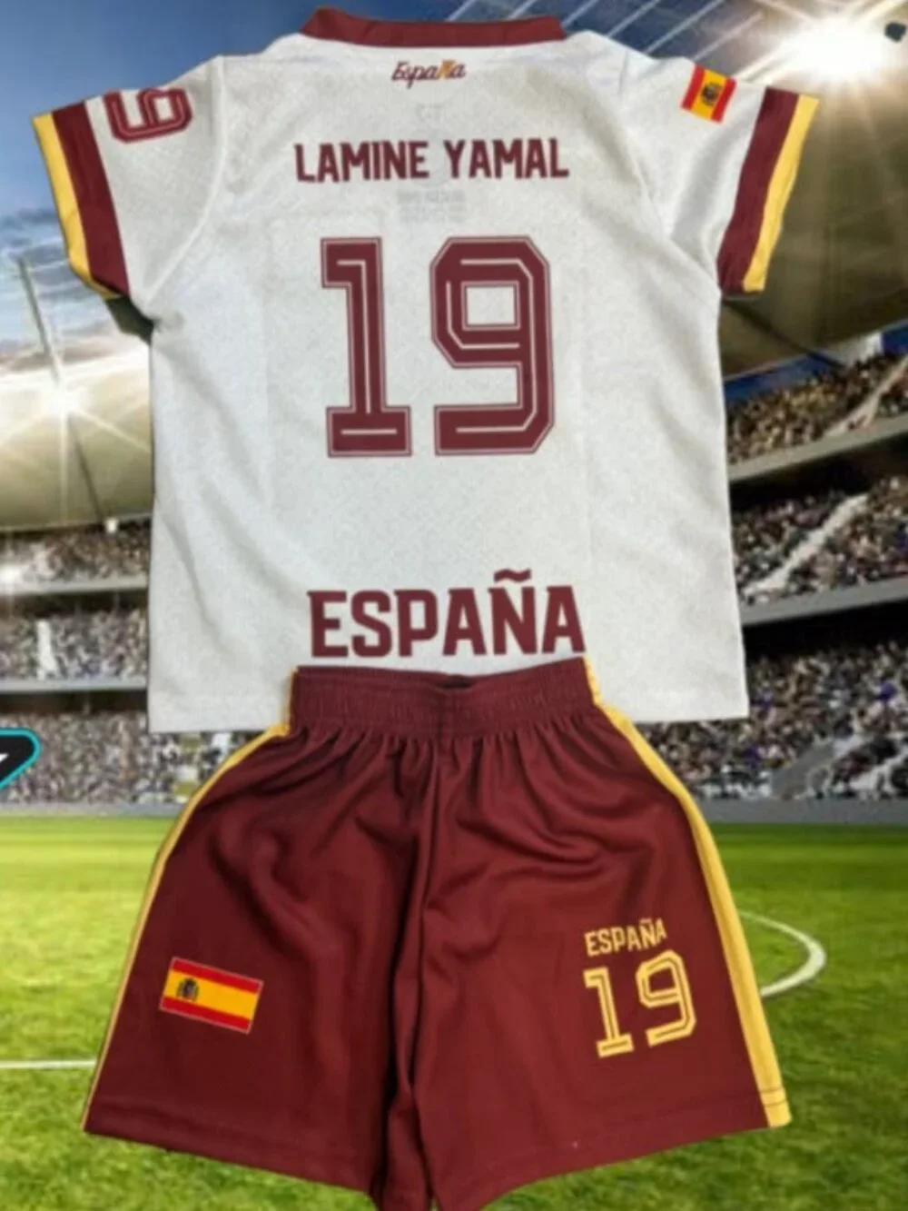 2026 kids España 🇪🇸 Lamine Yamal #19 Away